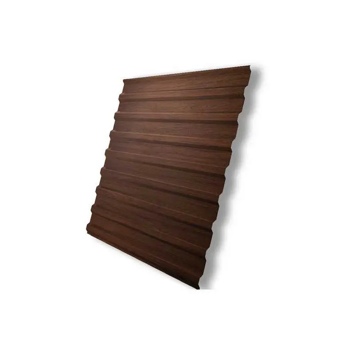 Профлист Grand Line C20В 0.45 Print Elite Choco wood