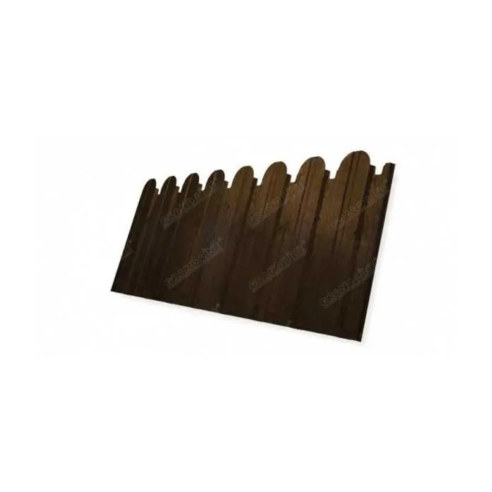 Профлист фигурный Grand Line C8А 0.45 Print Premium с пленкой Antique wood