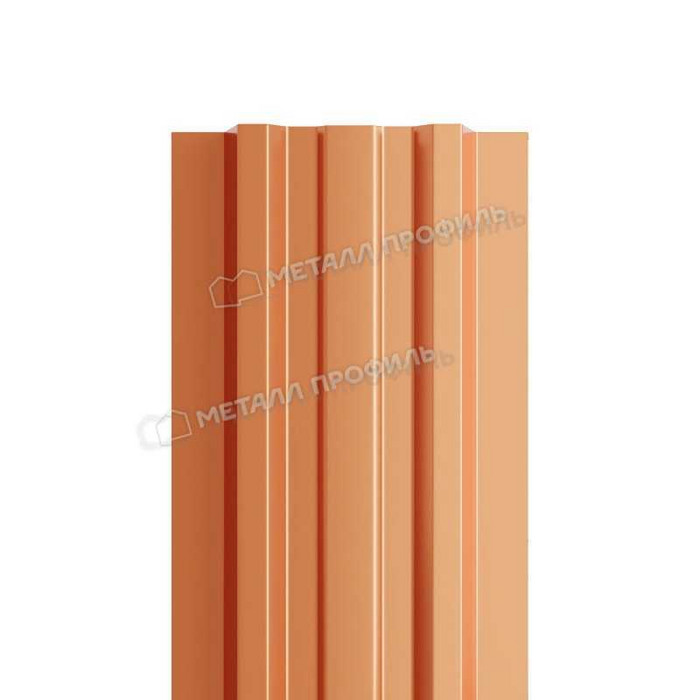 Штакетник Металл Профиль LАNE-T 0,5 AGNETA® Copper/Copper Медный/Медный