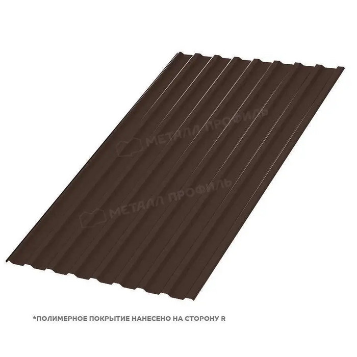 Профлист Металл Профиль МП20 0.5 VikingMP® E RAL 8017 Коричневый шоколад B